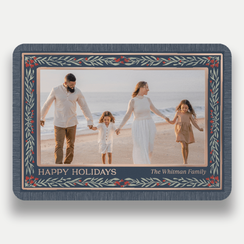 Botanical Vines Holiday Card