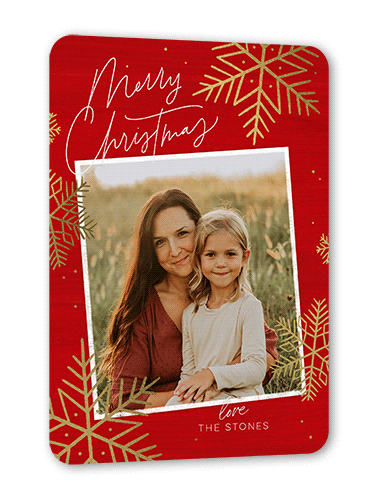 Rustic Foil Snowflakes