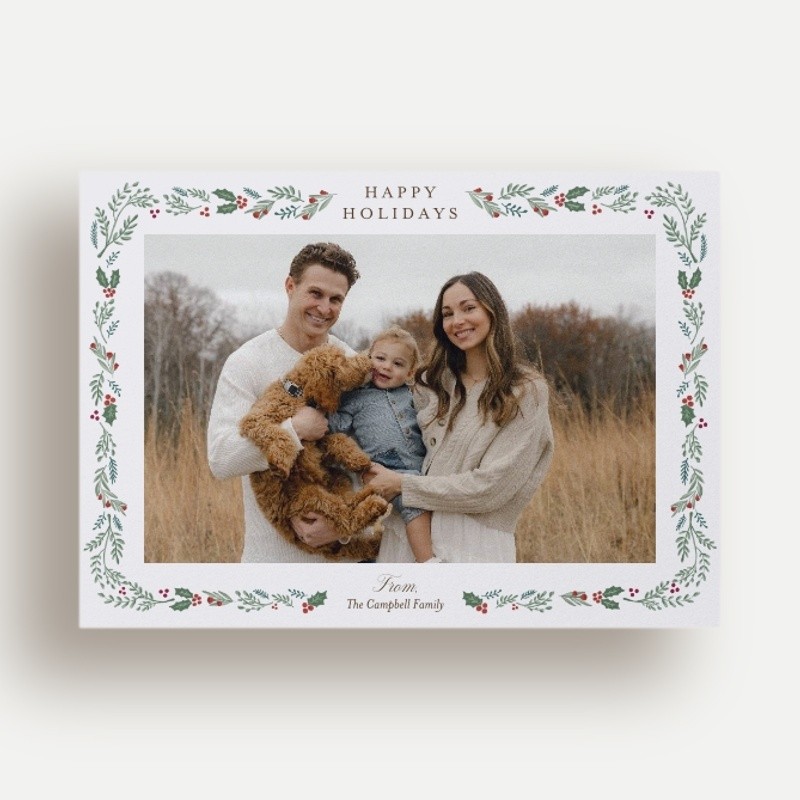 Painted Holly Frame