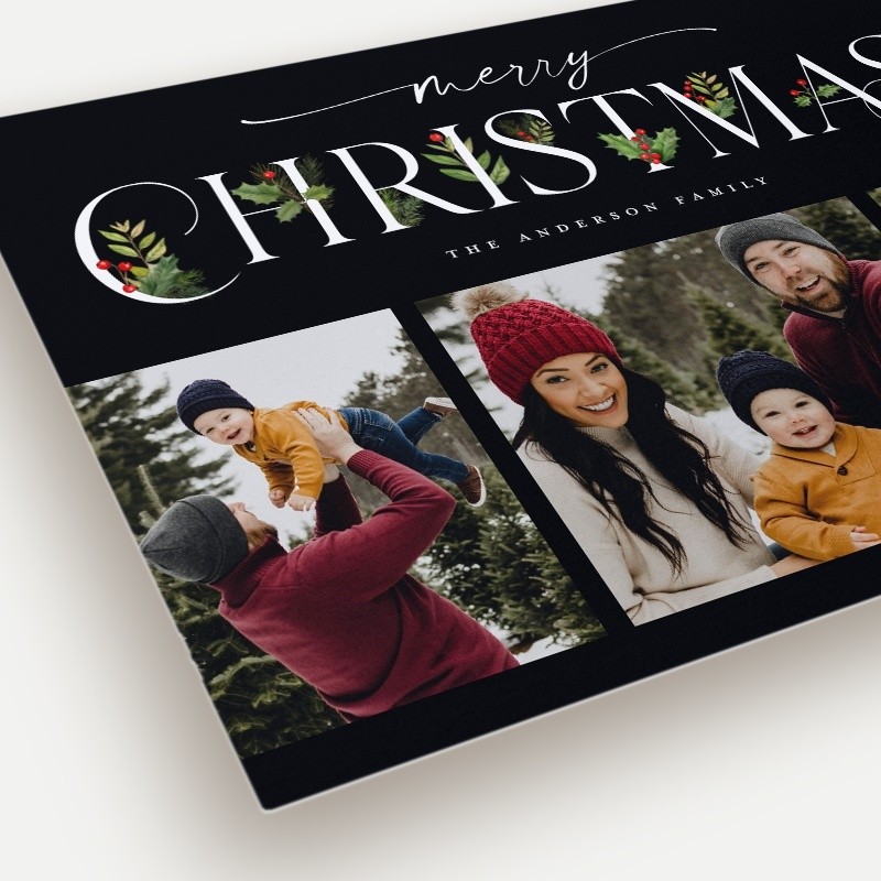 Classic Statement Holiday Card