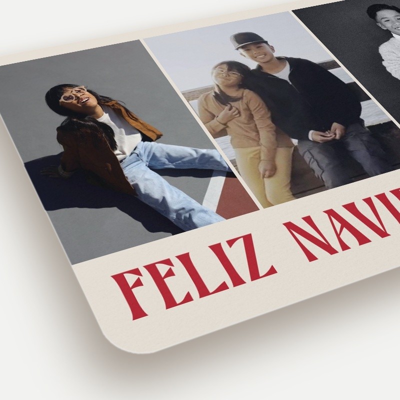 Bold Collage Holiday Card