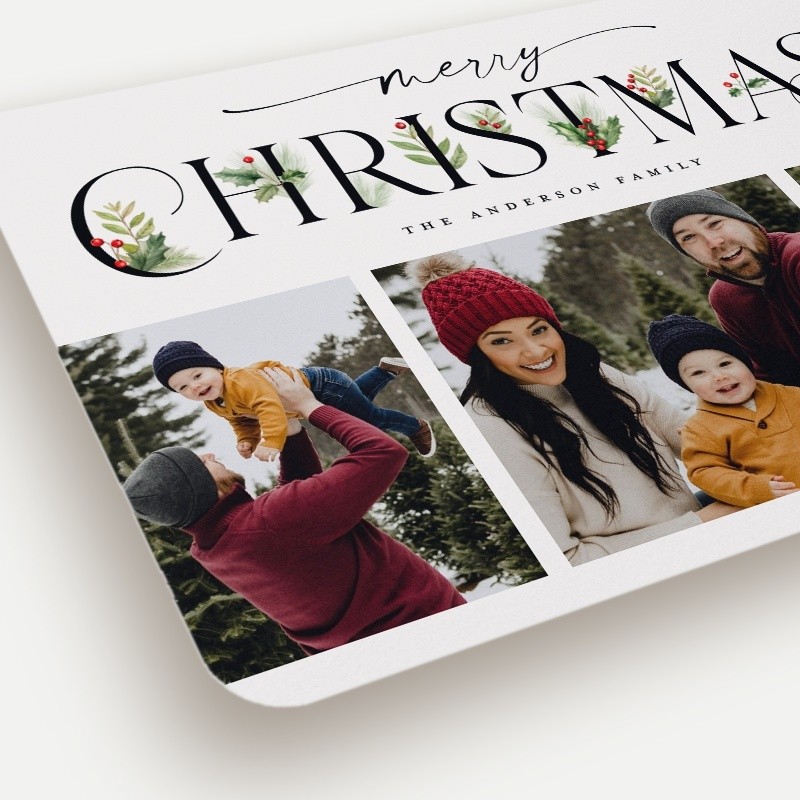 Classic Statement Holiday Card