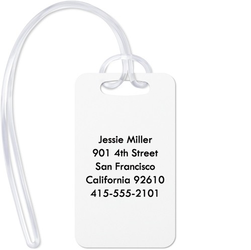 Photo Gallery 2x3 Multicolor  Luggage Tag