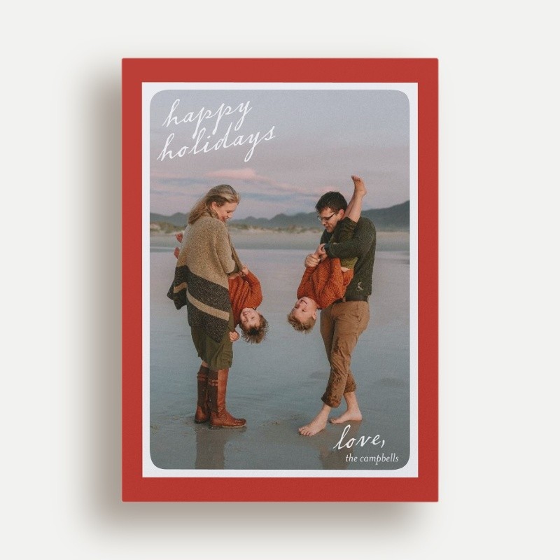 Handwritten Frame Holiday Card