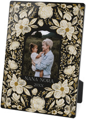 Dark Floral Frame