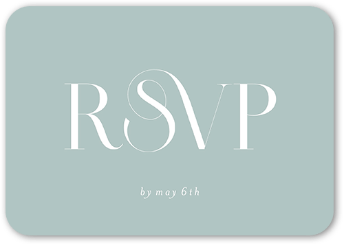Trendy RSVP Card