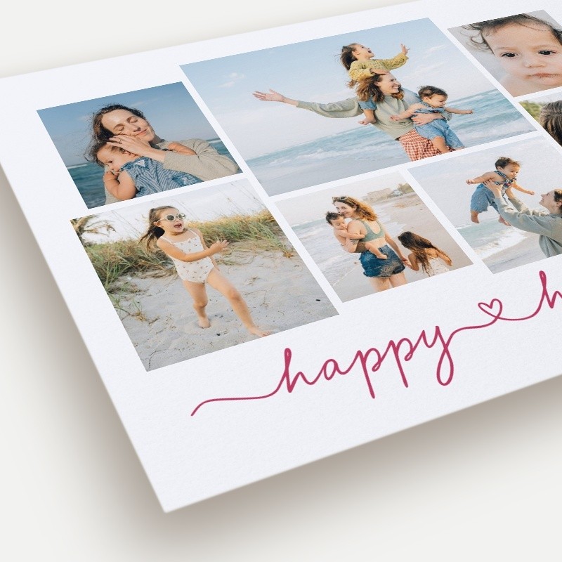Flowing Script Holiday Card