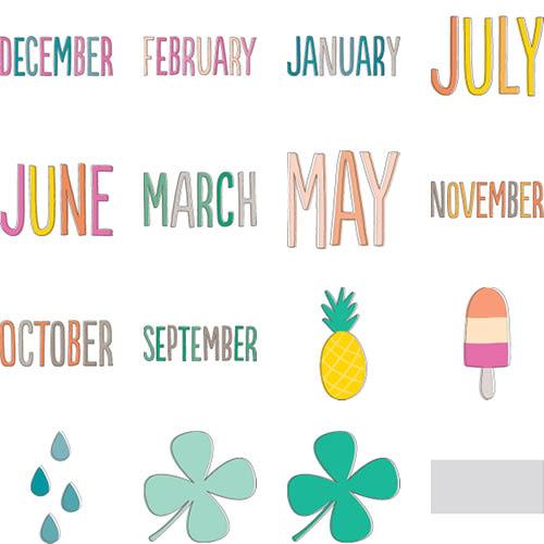 Seasonal Patterns 12x12 undefined  Wall Calendar