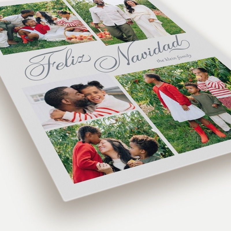 Script Collage Holiday Card