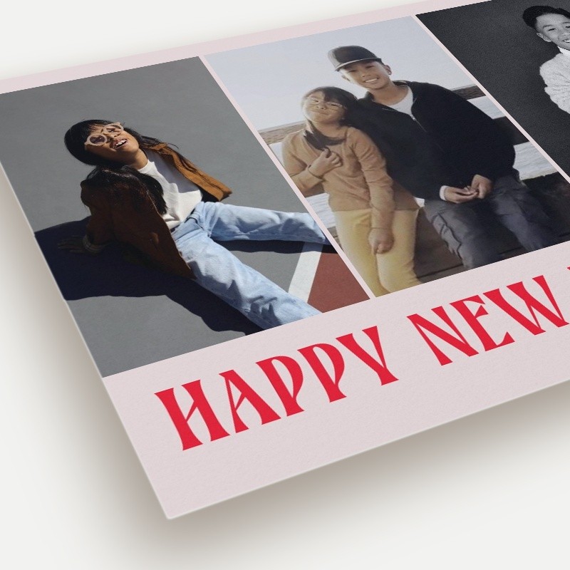 Bold Collage Holiday Card