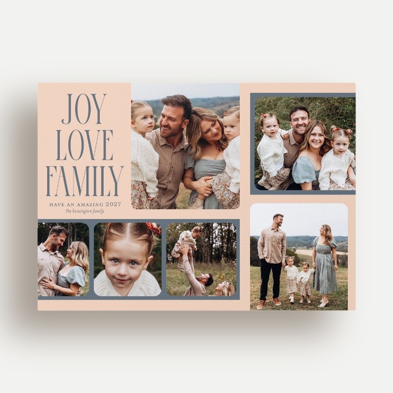 Modern Memories Holiday Card