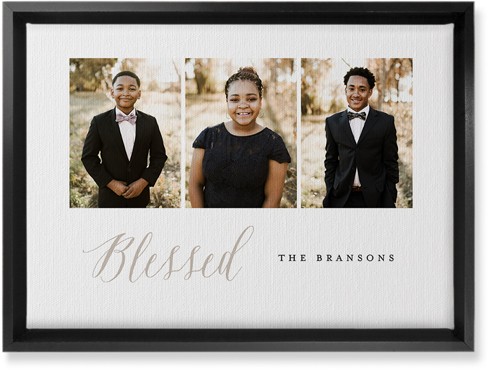 Rules of Three 10x14 Multicolor  Canvas Print