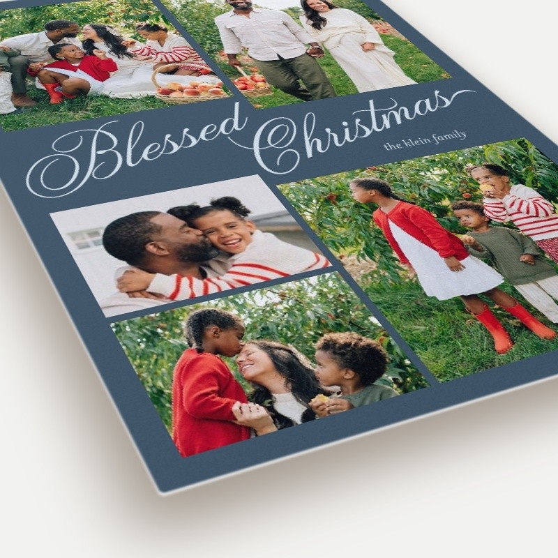 Script Collage Holiday Card