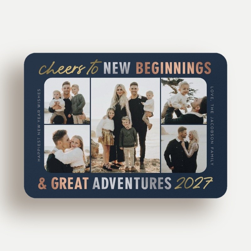Ethereal Cheer New Year's Card