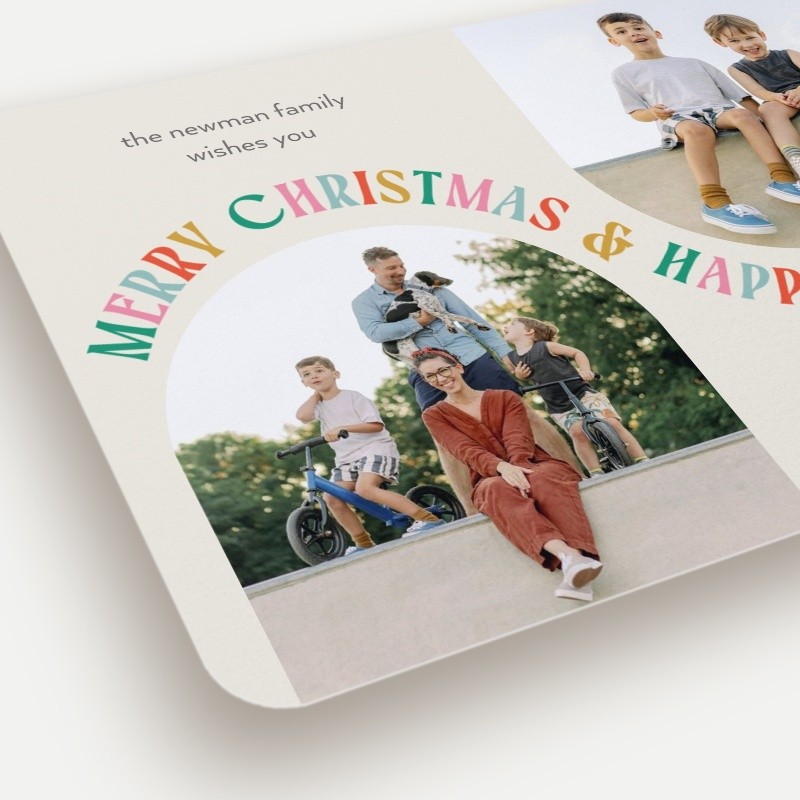 Arched Whimsy Holiday Card