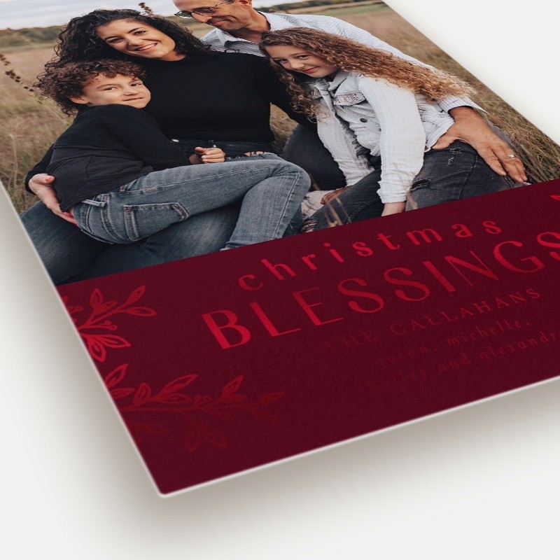 Foliage Frame Holiday Card