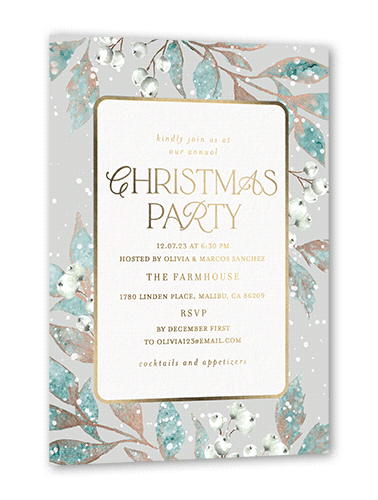 Frost Tinged Foliage