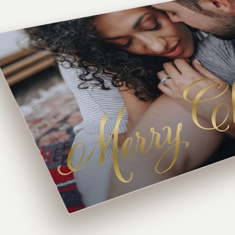 Simply Script Holiday Card