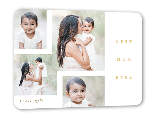Beloved Brilliance 5x7 White  Mother's Day Card