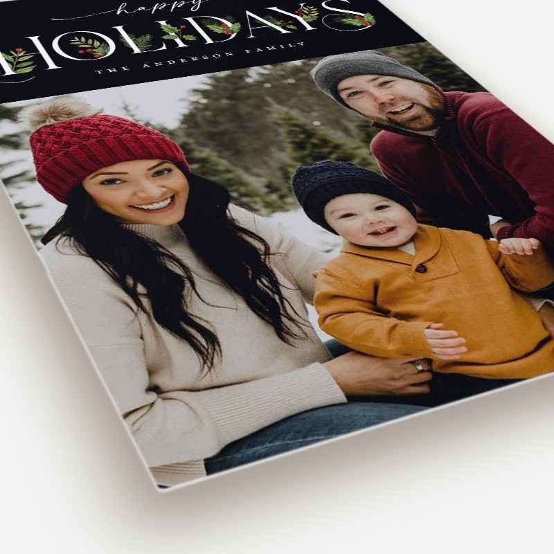 Classic Statement Holiday Card