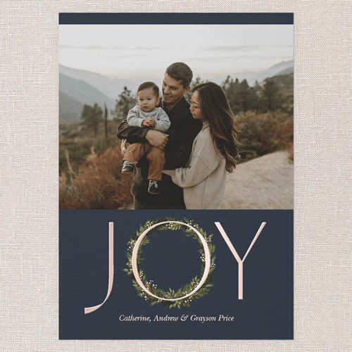 Square Foil Holiday Cards