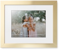 Double Heart Line Art