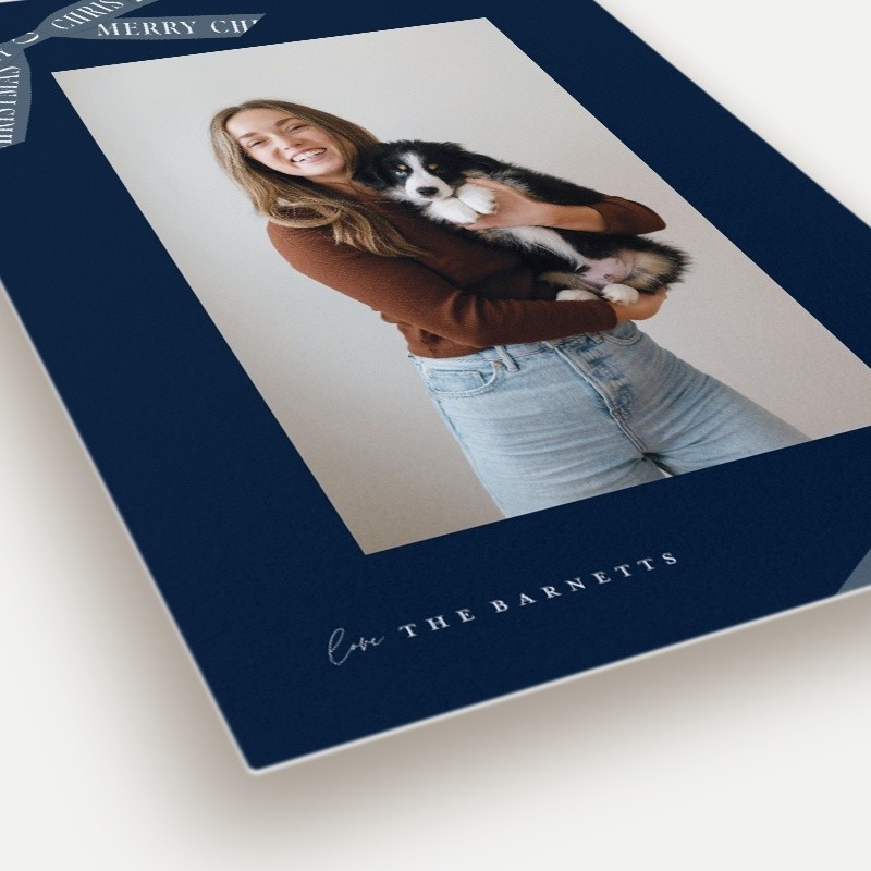 Ribbon Banner Holiday Card