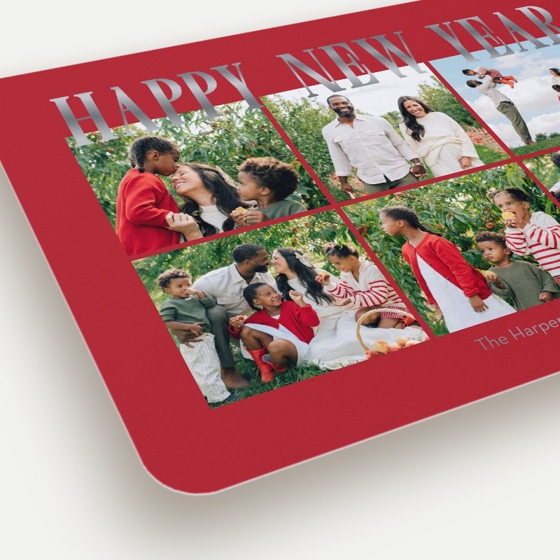Elegant Serif Holiday Card