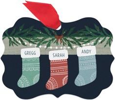 Family of Three Stockings