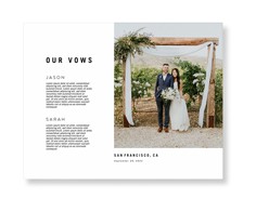 Modern and Minimal Vows