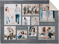 Family Love Blessed Collage