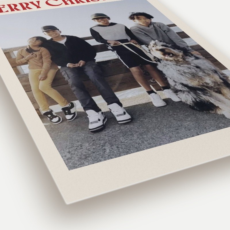 Bold Collage Holiday Card