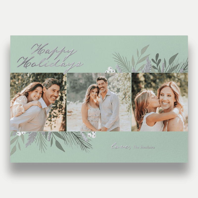 Scattered Botanicals Holiday Card