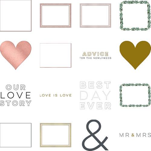 Elegant Wedding Guestbook 11x14 undefined  Premium Album