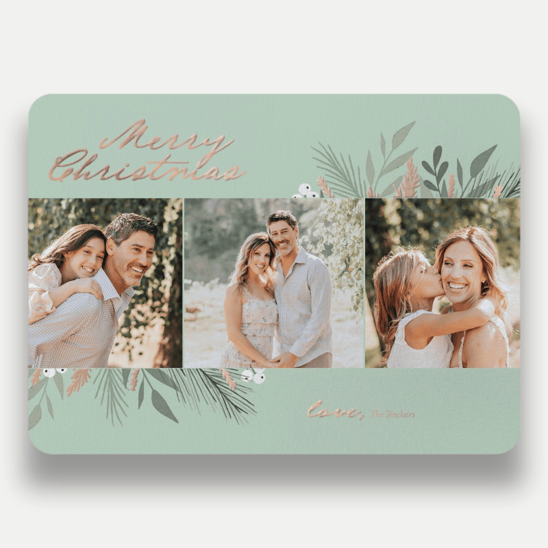 Scattered Botanicals Holiday Card