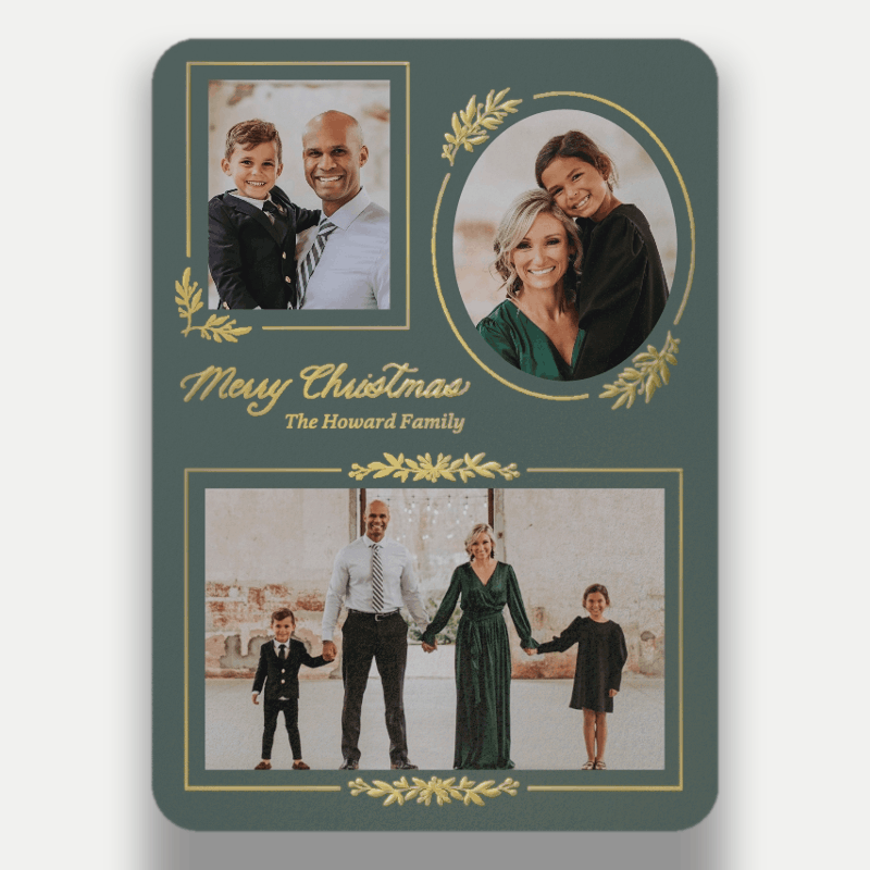 Botanical Frames Holiday Card