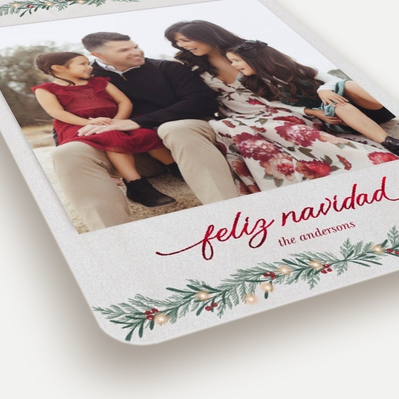 Berry Garland Holiday Card