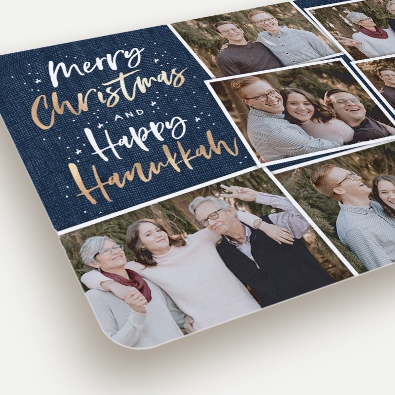 Glad Merry Hanukkah Card