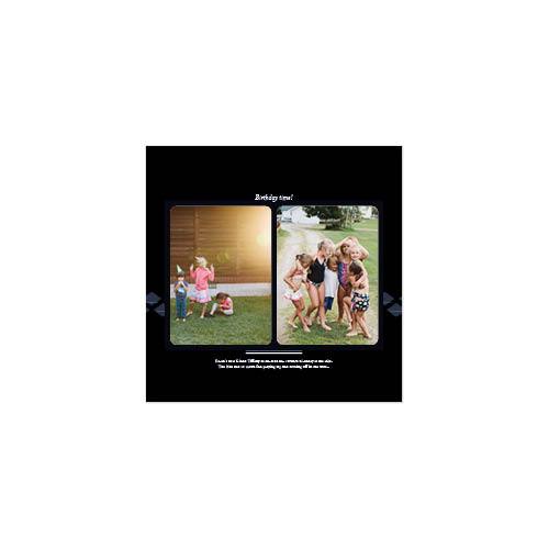 Simply Black Calendar 12x12 undefined  Wall Calendar