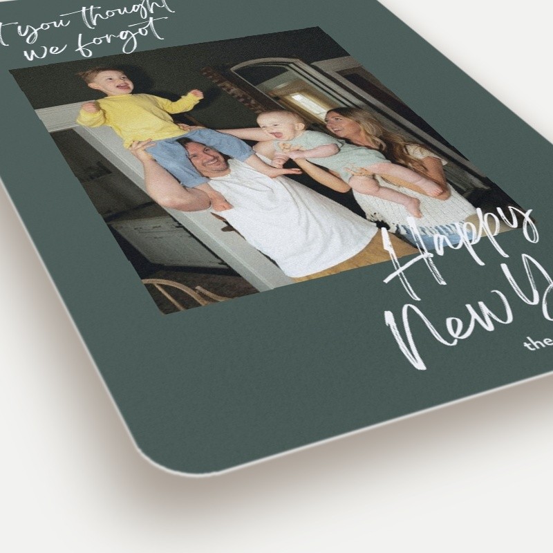 Playful Script New Year's Card