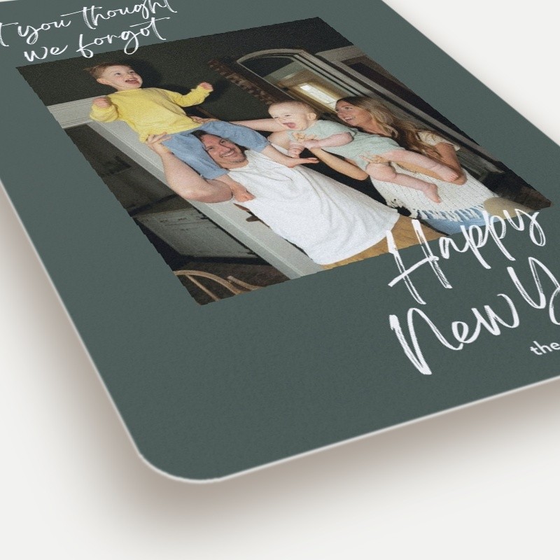 Playful Script New Year's Card