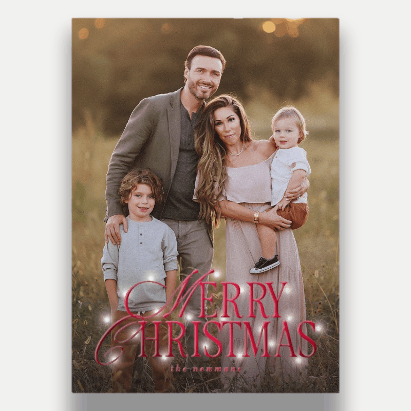Lit Greeting Holiday Card