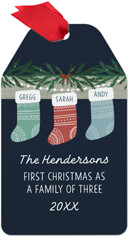 Family of Three Stockings