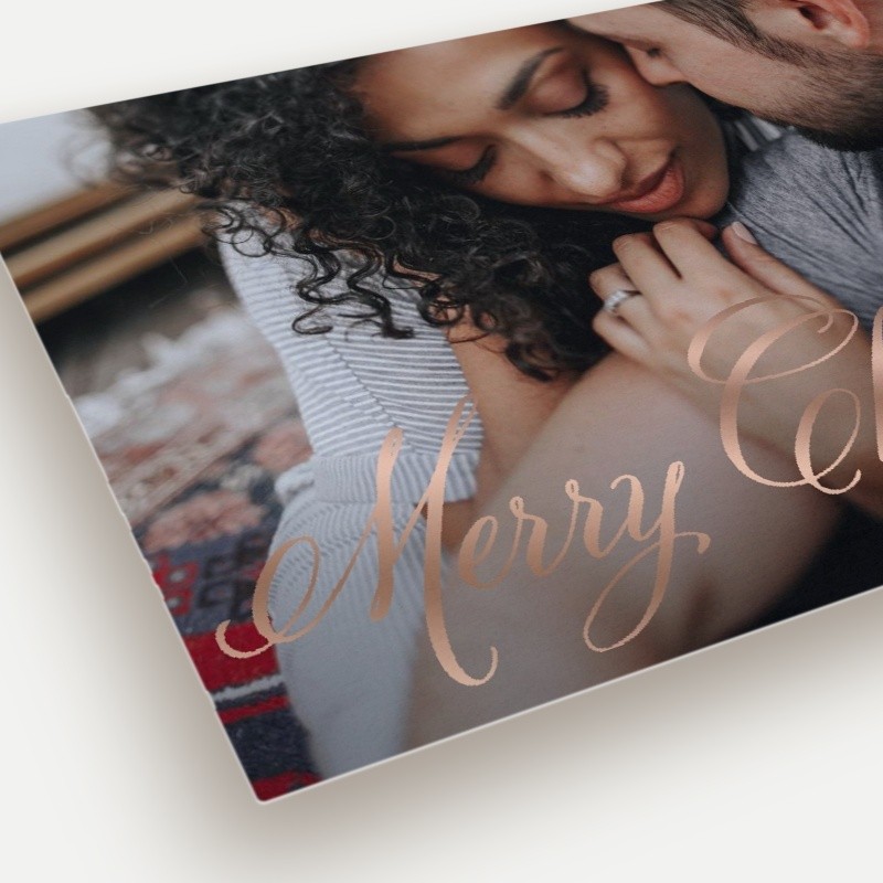 Simply Script Holiday Card