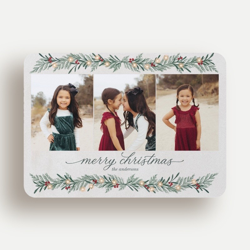 Berry Garland Holiday Card