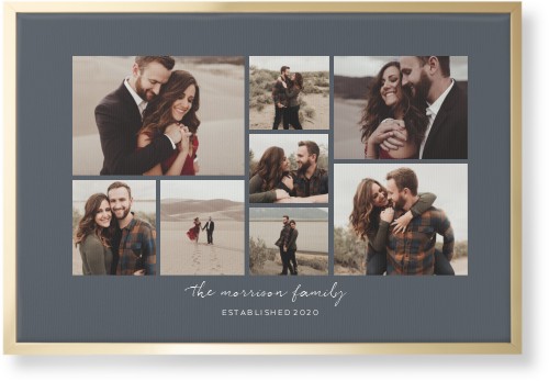 Gray and Gold Home Wall Art