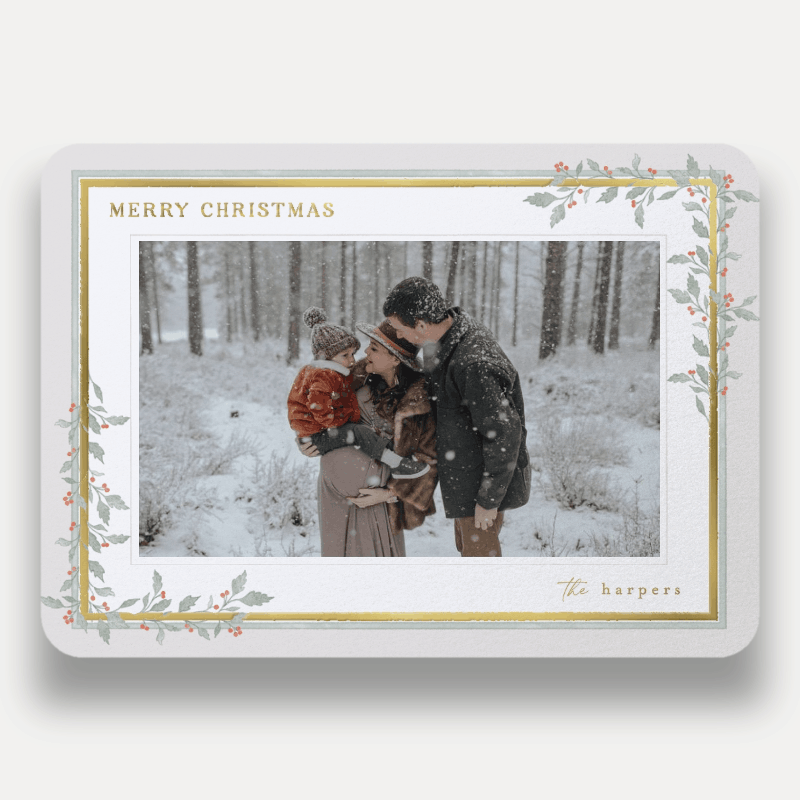 Climbing Vines Holiday Card