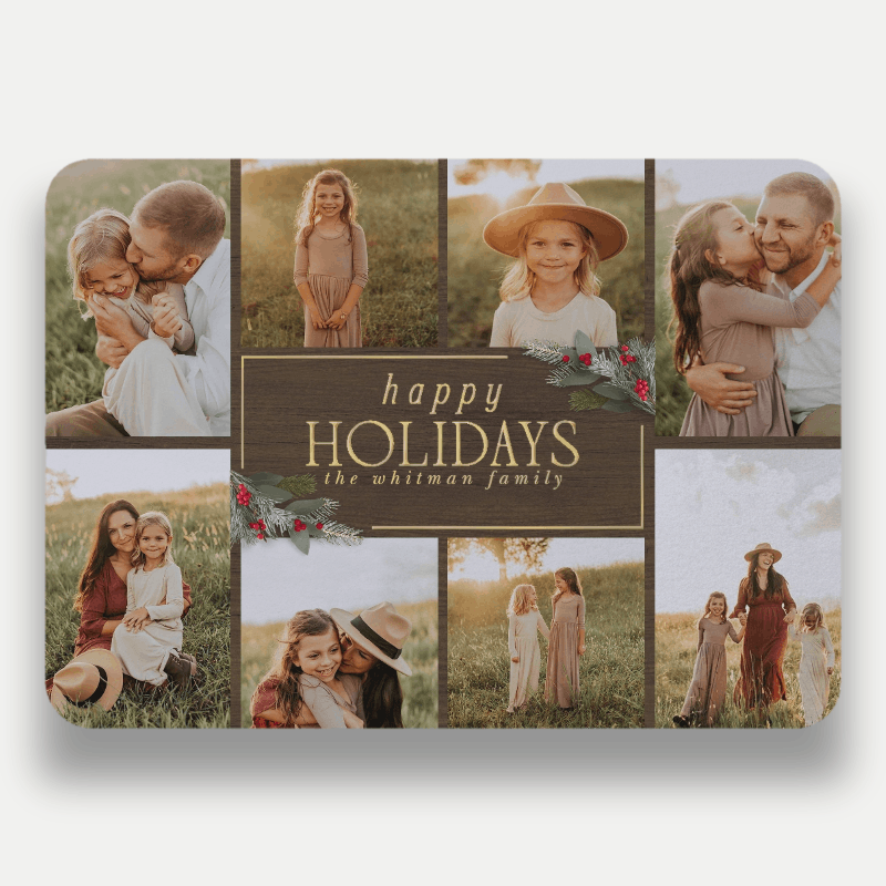 Berry Collage Holiday Card