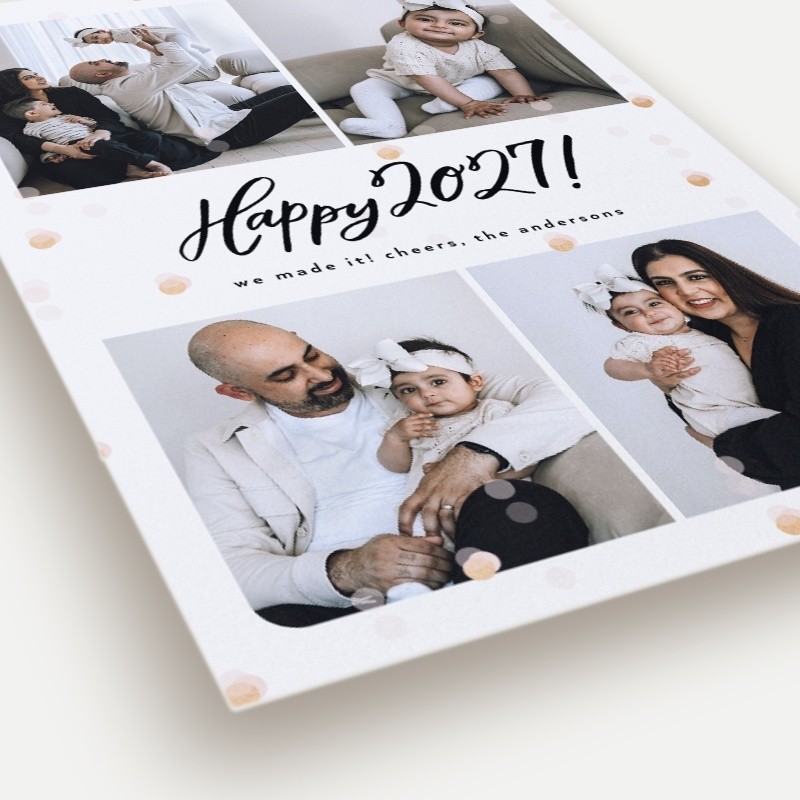 Confetti Moments New Year's Card
