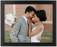 Double Heart Line Art